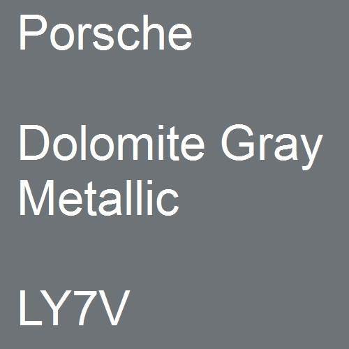 Porsche, Dolomite Gray Metallic, LY7V.